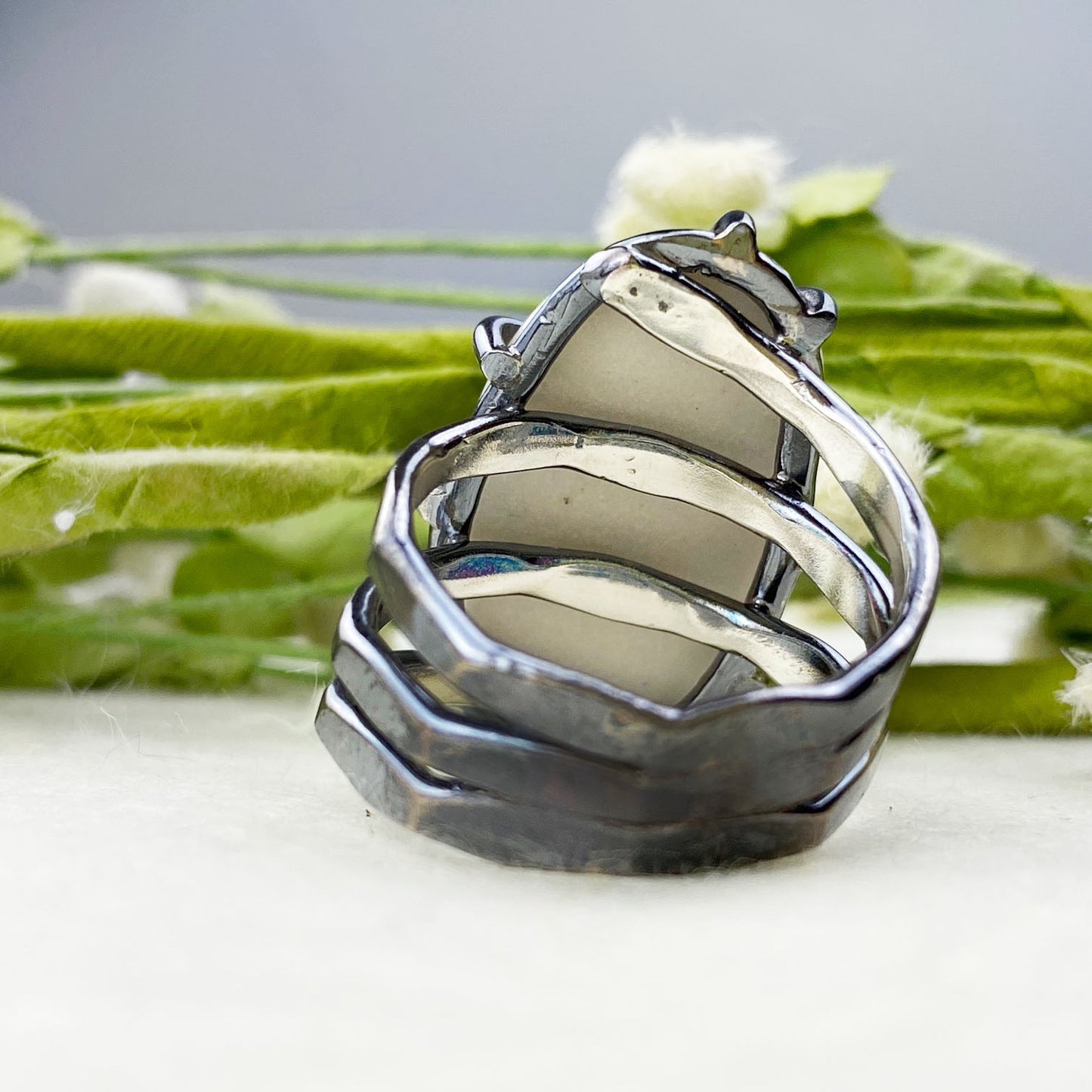 Blue Reed Ring