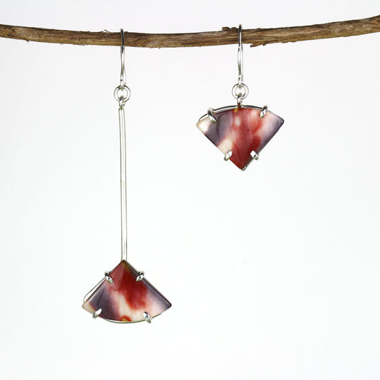 Asymmetrical Confession Earrings