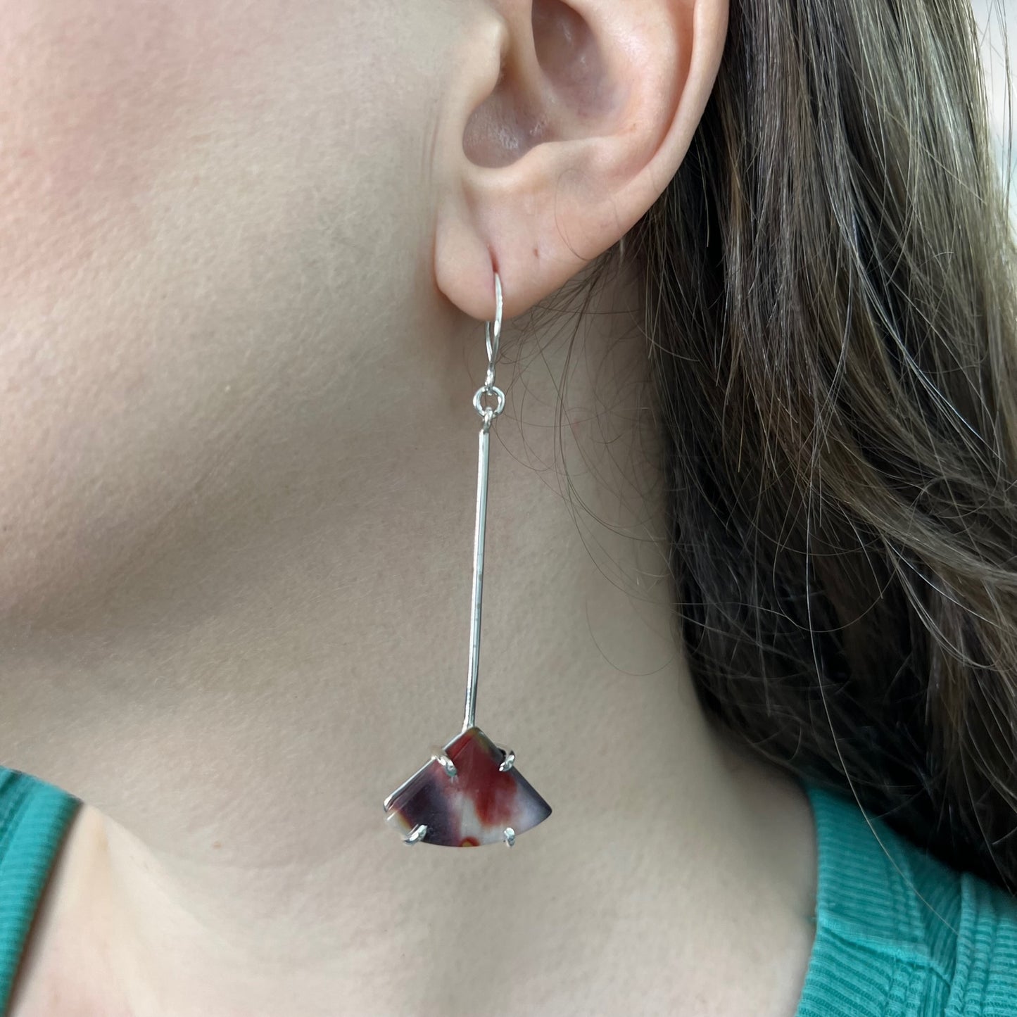 Asymmetrical Confession Earrings