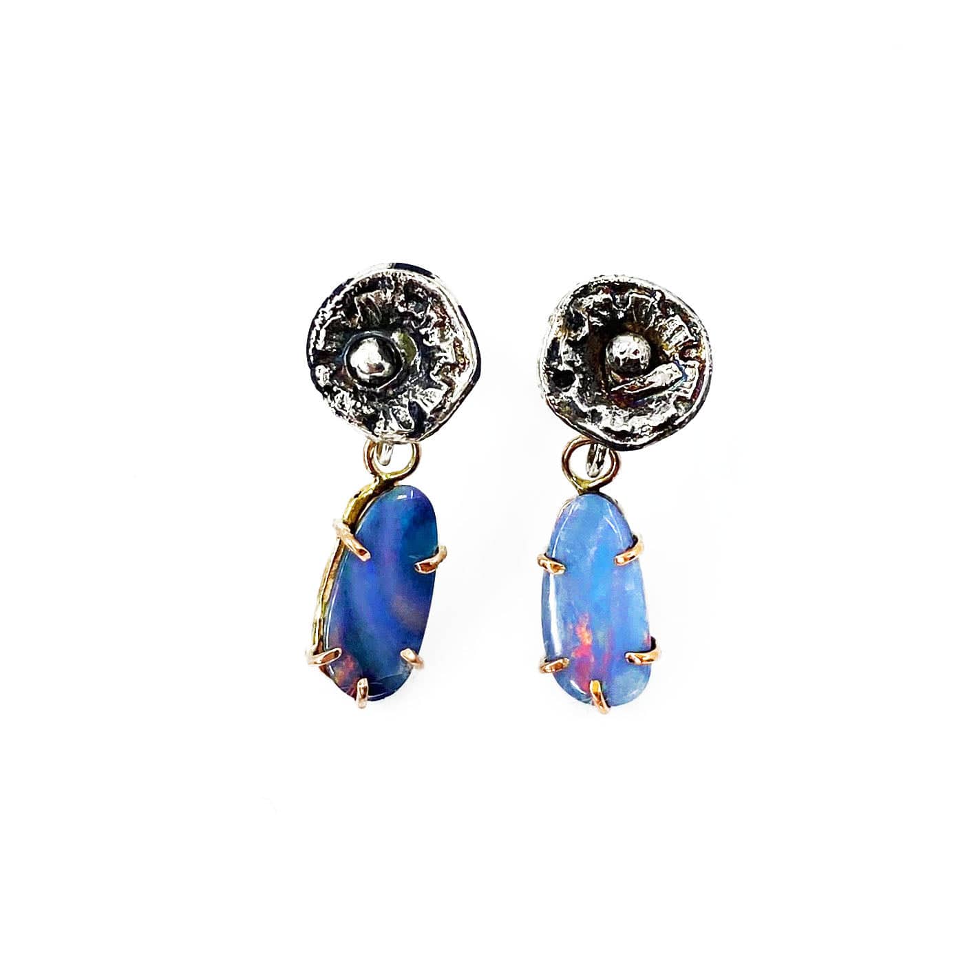 Opal Blossom Earrings
