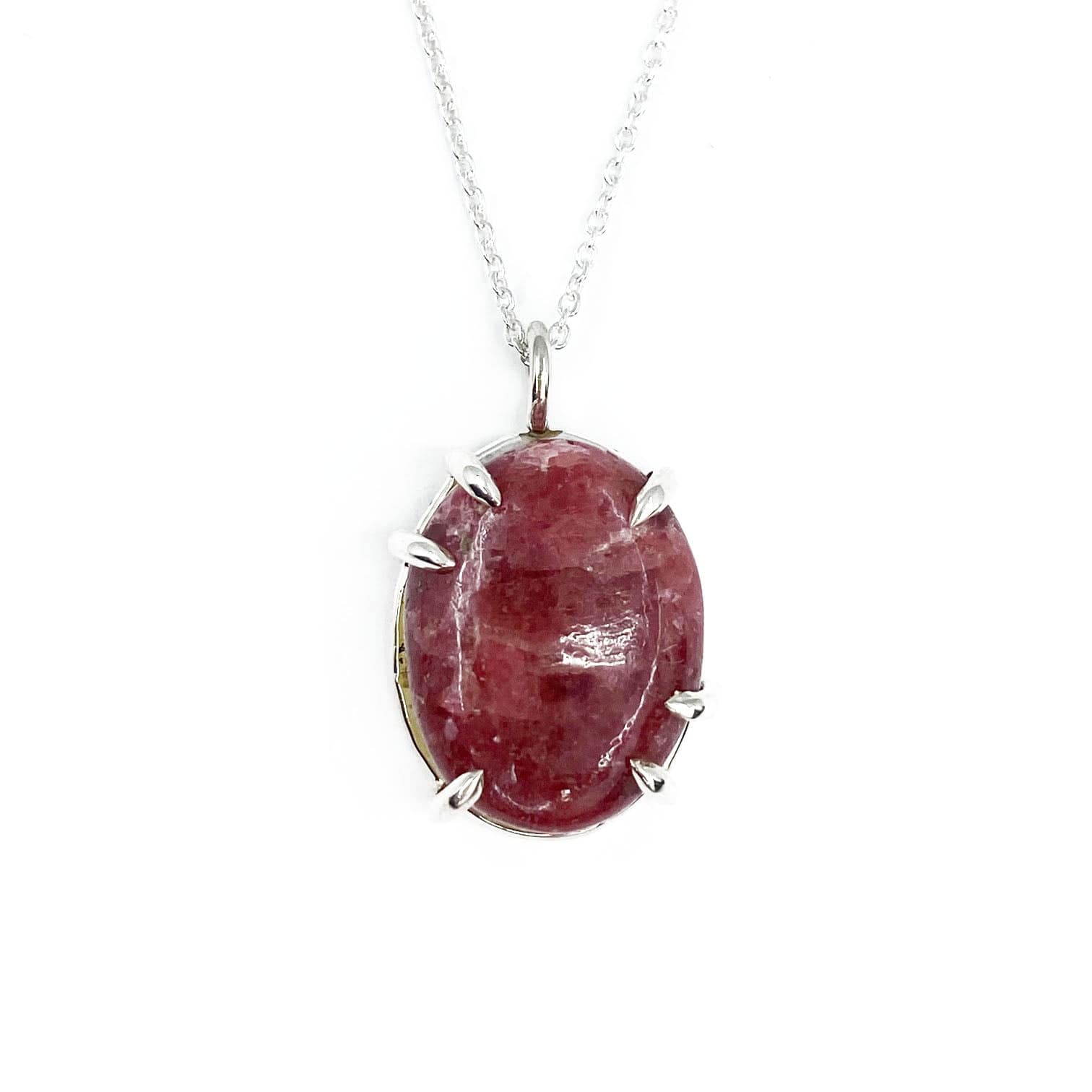 Petite Rhodonite Necklace