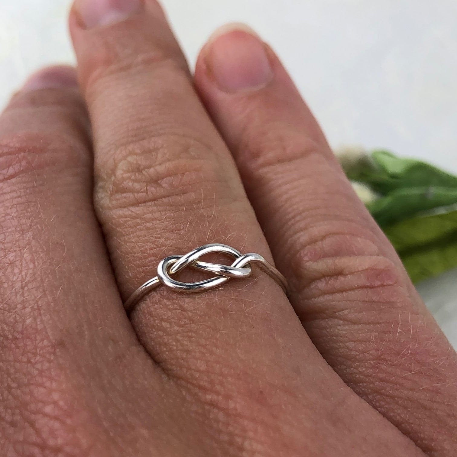 True Silver Knot Ring - Mettle by Abby