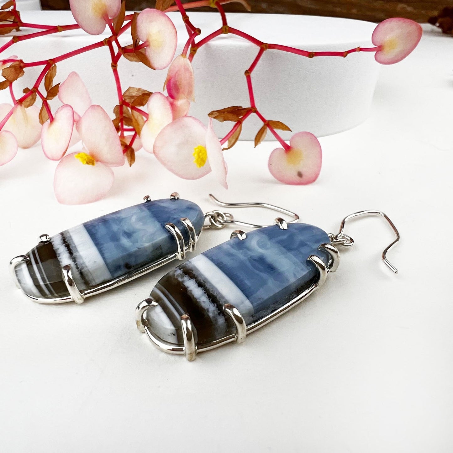 Blue Opal Waypoint Earrings - Mettle by Abby