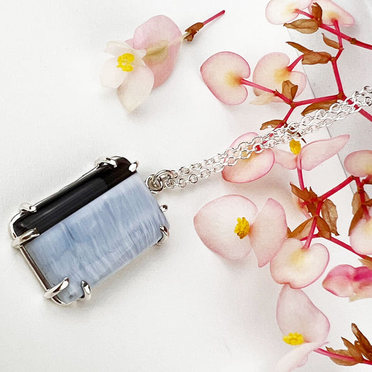 Blue Opal Waypoint Necklace - Mettle by Abby