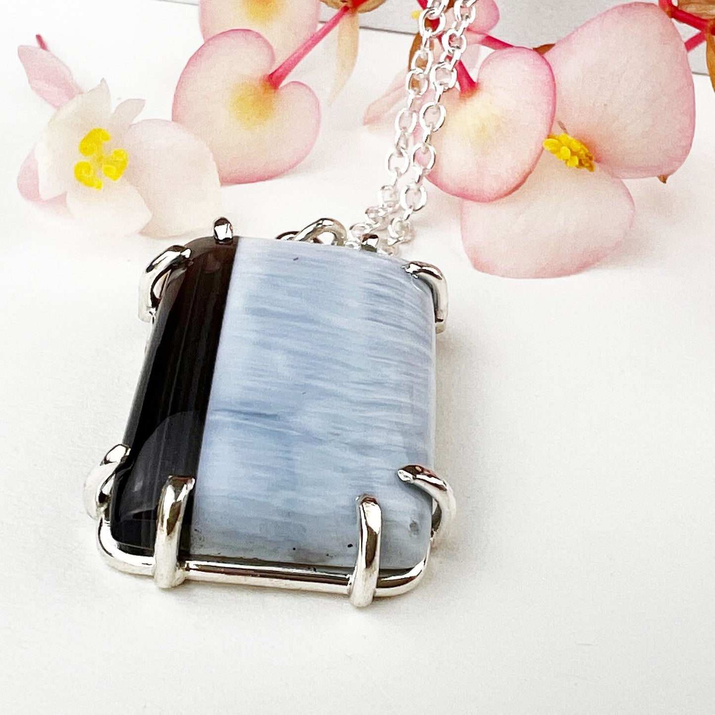 Blue Opal Waypoint Necklace - Mettle by Abby