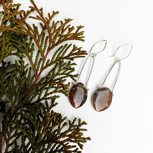 Hinged Leaf Earrings - Mettle by Abby