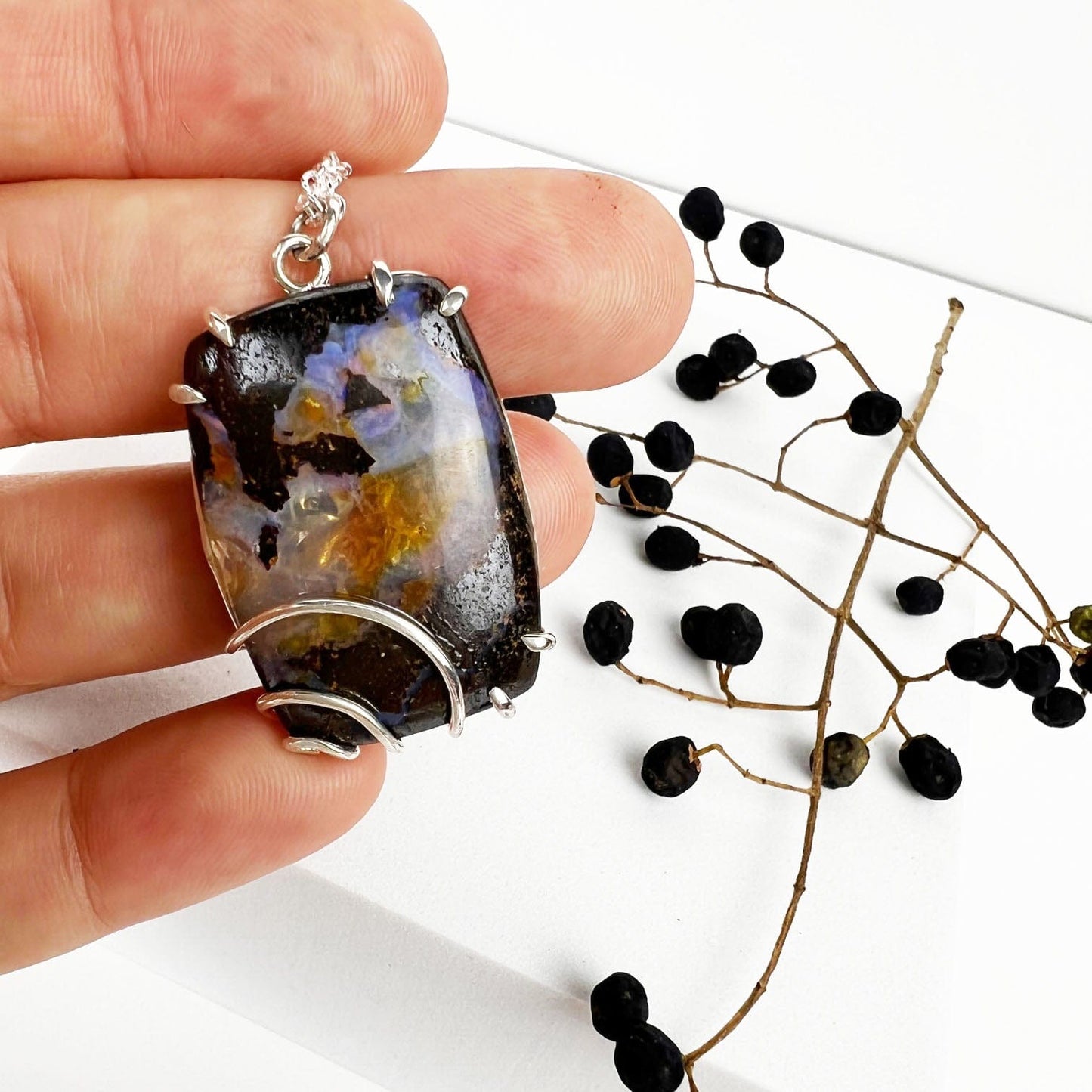 Opal Sonar Necklace - Mettle by Abby