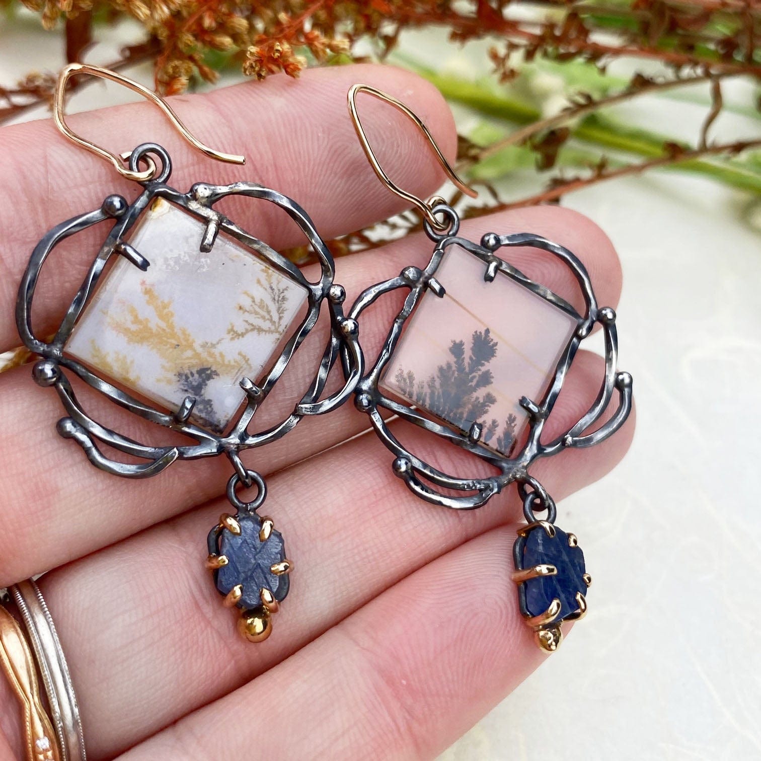 Sapphire Victory Earrings - Mettle by Abby