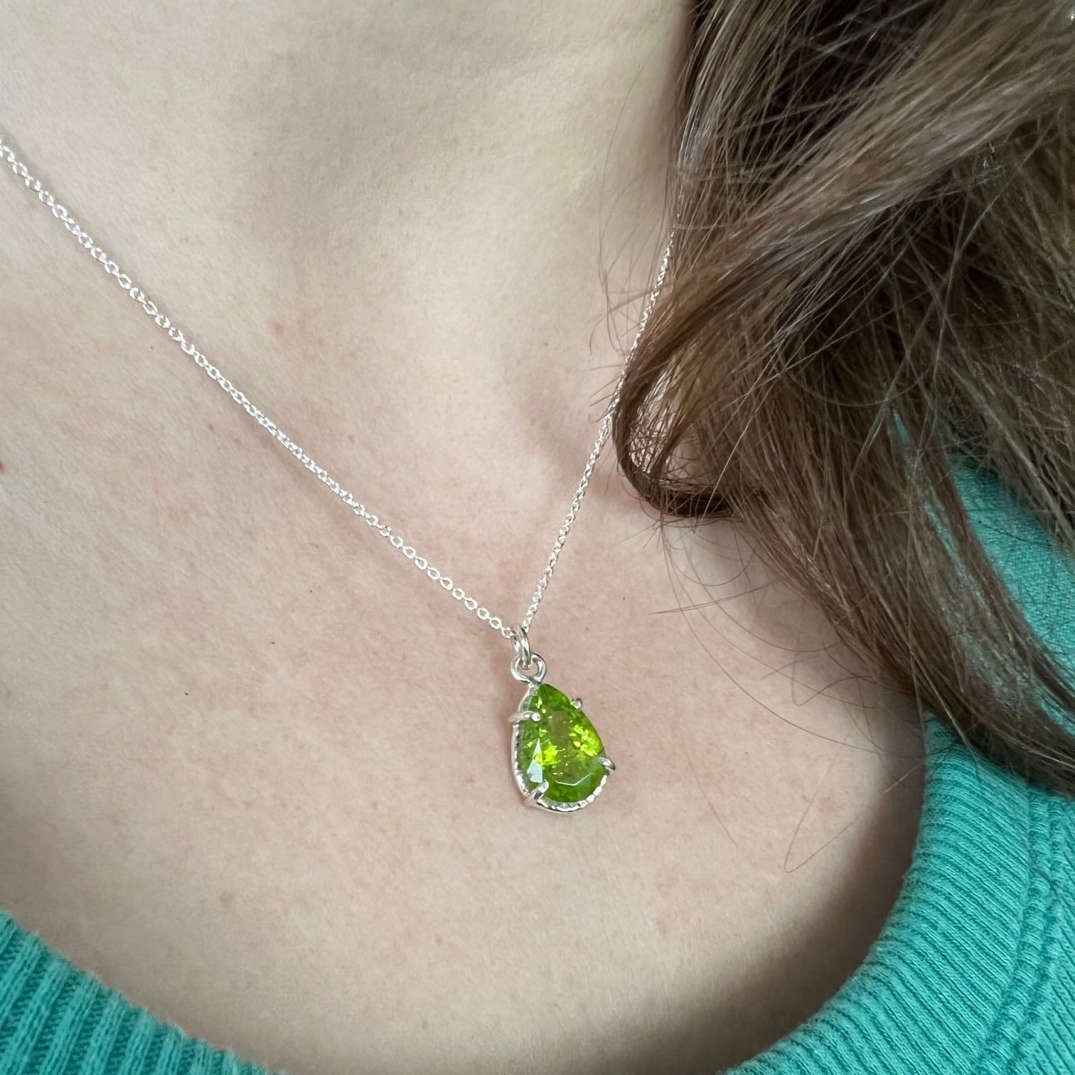 Vivid Peridot Necklace - Mettle by Abby